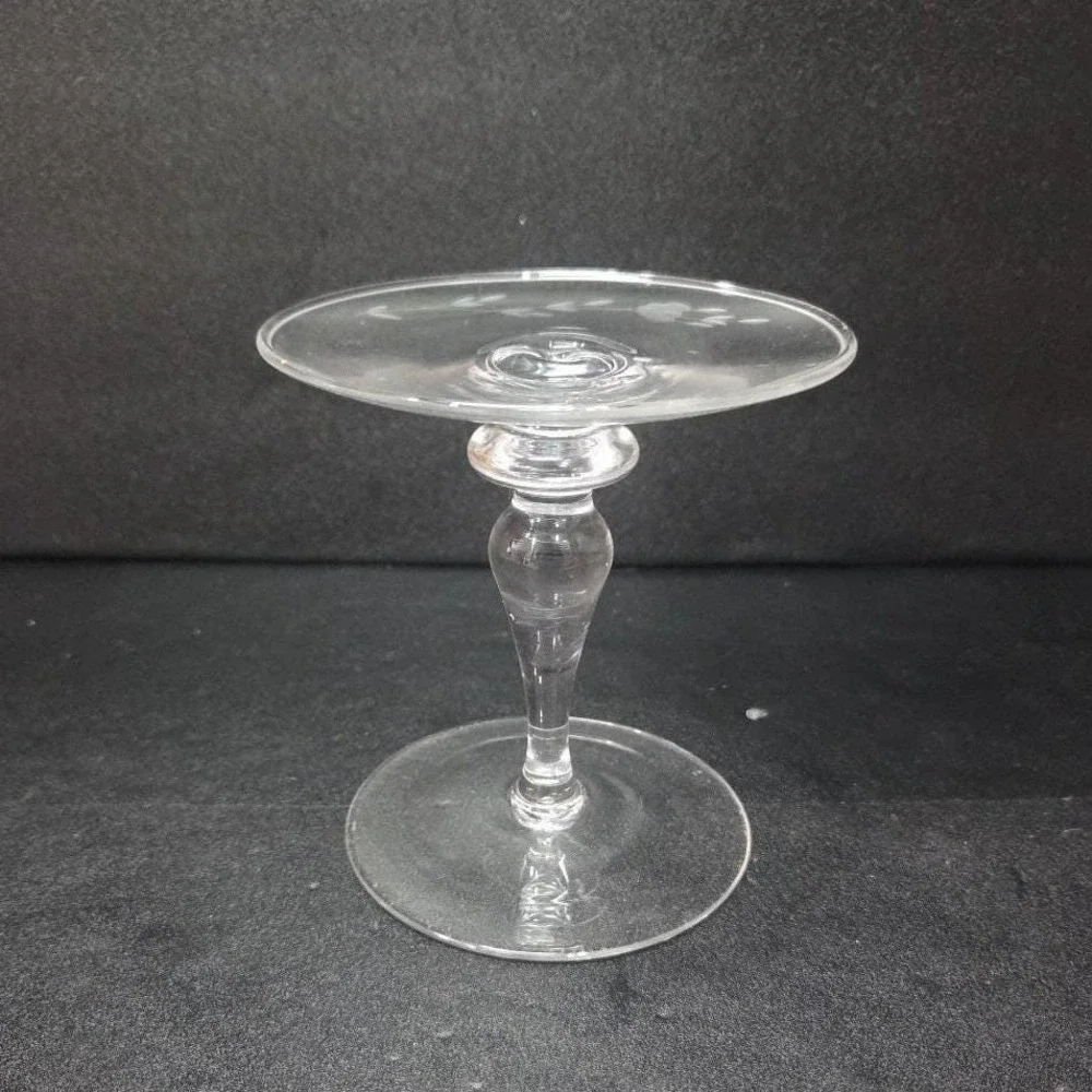 Princess‎ House Heritage Crystal Candlestick, Etched Floral Glassware, 5